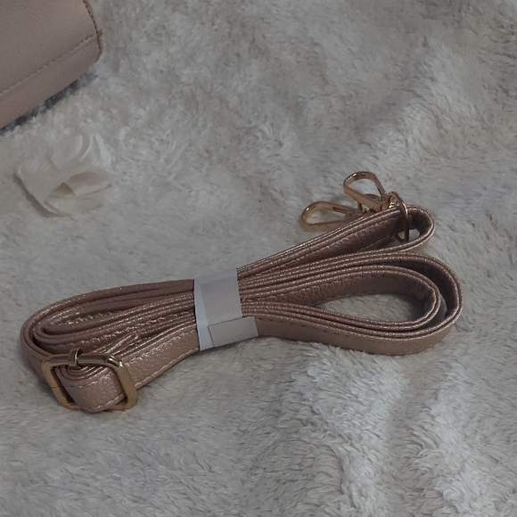 Nine West Gold and Tan Satchel - Picture 15 of 16